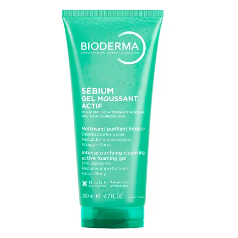 BIODERMA Sébium Gel moussant Actif 200ml
