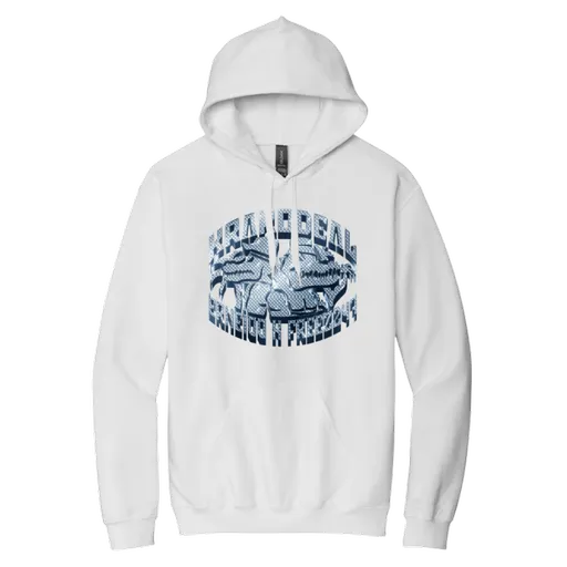 Erne100 x Freez247 mikina Krakodeal Biela S