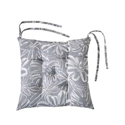 Súprava 2 sedákov na stoličku s potlačou kvetín