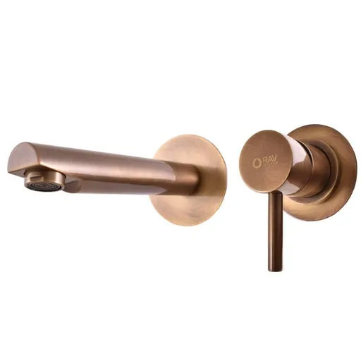 RAV SLEZÁK Seina umývadlová batéria vrátane podomietkového telesa stará mosadz SE934SM