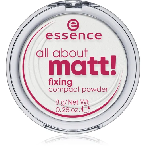 essence All About Matt! transparentný kompaktný púder 8 g