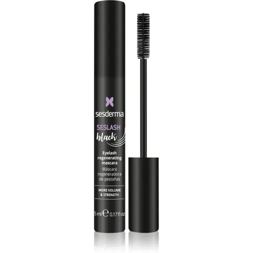 Sesderma Seslash riasenka pre predĺženie a regeneráciu rias s keratínom odtieň black 5 ml