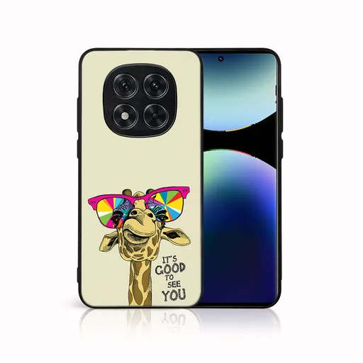 MY ART Ochranný kryt pre Xiaomi Redmi Note 14 Pro 5G GIRAFFE (180)