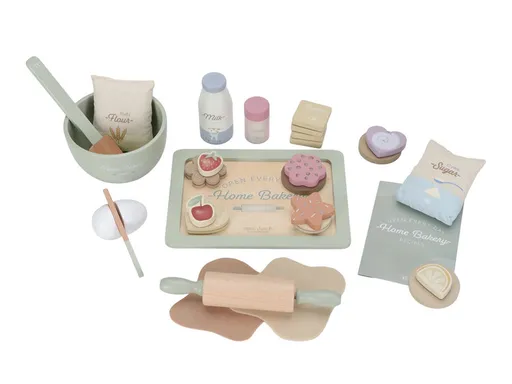 LITTLE DUTCH Sada na pečenie drevená