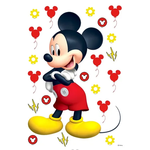 Samolepiaca dekorácia Mickey Mouse 42,5 x 65 cm