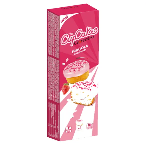 CUORENERO Cupcake jahoda bez lepku 120 g