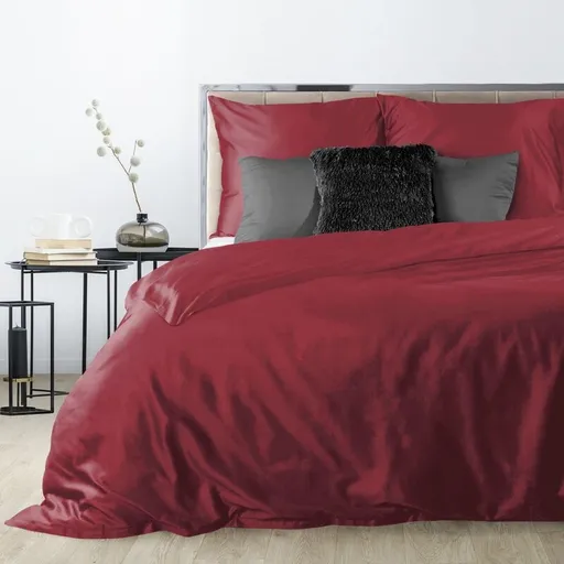 ArtFir Obliečky na dvojlôžko DINA | bordová 220 x 200 cm