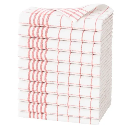 ARÔME HOME Kuchynská utierka červená, 50 x 70 cm, súprava 10 ks