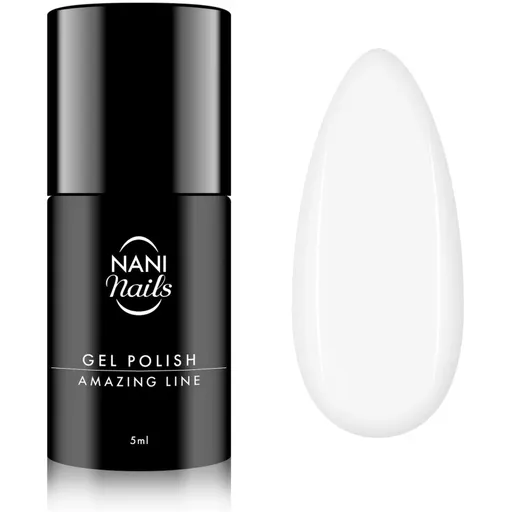NaniNails NANI Amazing Line gélový lak na nechty odtieň Snowy White 5 ml