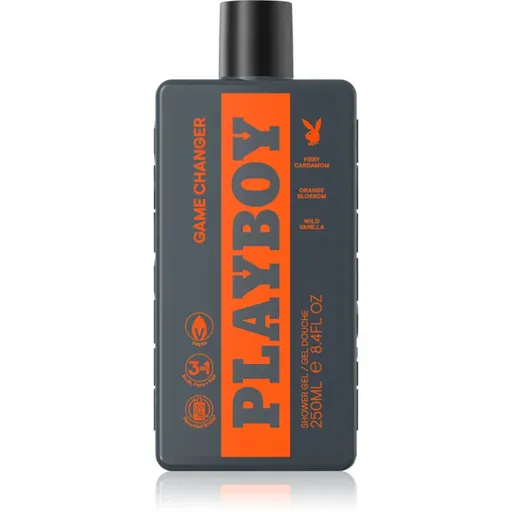 Playboy Game Changer sprchový gél 3v1 pre mužov 250 ml