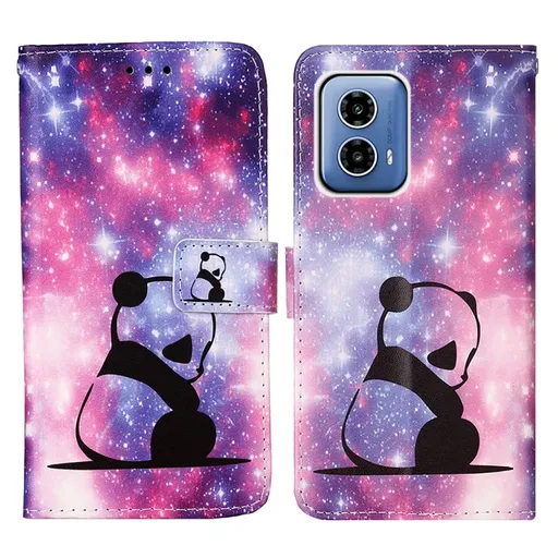 ART Peňaženkový kryt pre Motorola Moto G34 5G PANDA