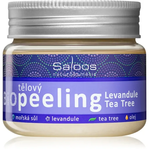 Saloos Bio Peeling Lavender & Tea Tree telový peeling 140 ml