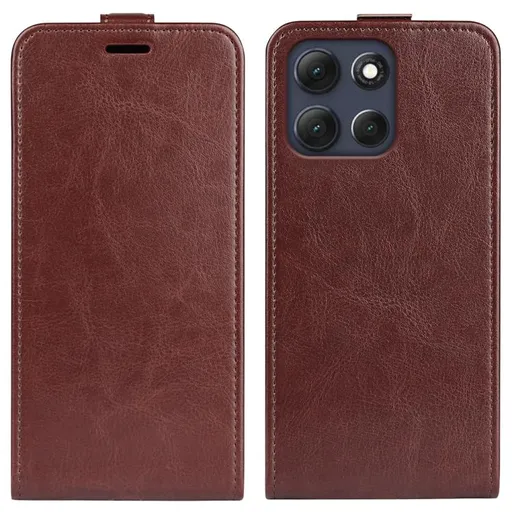 Vyklápacie puzdro pre Motorola Moto G86 5G hnedé