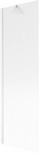 MEXEN/S - Next vaňová zástena FIX 60 x 150, prúžky, biela 895-060-000-00-09-20