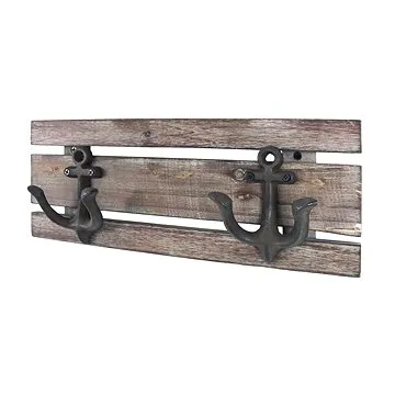 Nástenný vešiak Ditro, 36 cm, hnedý (HA00575)