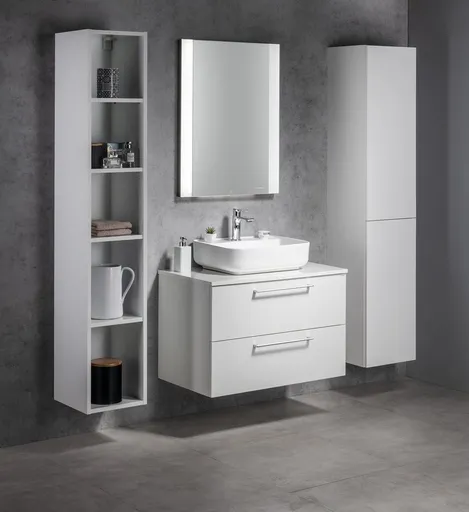 SAPHO - Kúpeľňový set CIRASA 81, biely lesk KSET-030