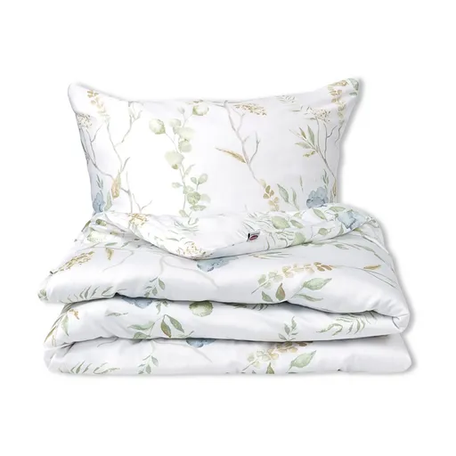 Matex Saténové obliečky Lúka s modrými kvetmi, 140 x 200 cm, 70 x 90 cm