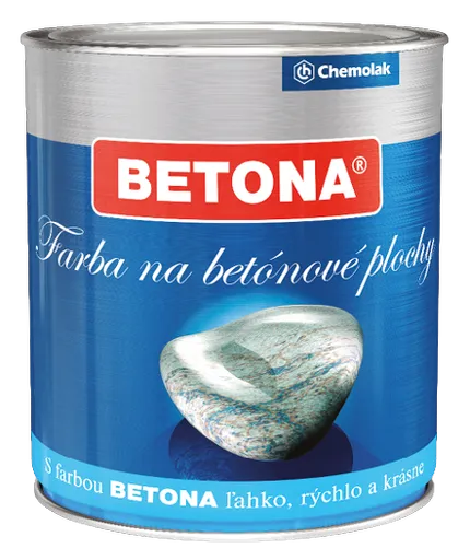 BETONA U 2043 - Farba na betón 0,75 L 1000 - biela