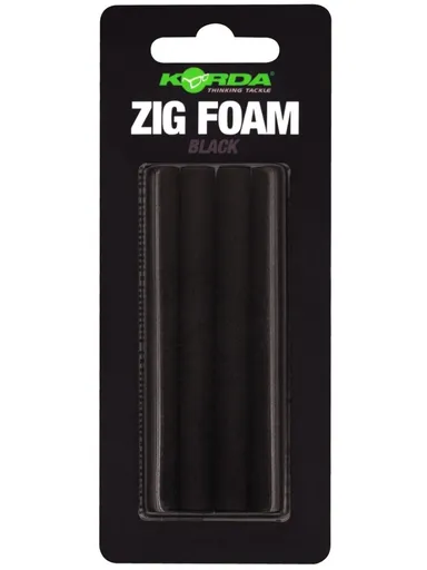 Korda penové valčeky zig foam - čierna