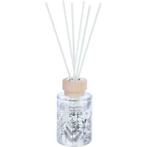 Vonný difuzér Flora Collection, Black Rose, 100 ml, 6 x 9,5 cm