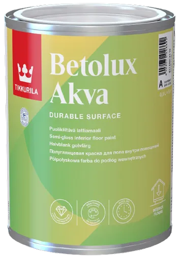 BETOLUX AKVA - Vodou riediteľná farba na podlahy (zákazkové miešanie) TVT X487 - plaster 0,9 L