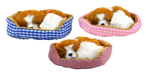 MAKRO - Zvieratko spiace na vankúši 13x16cm rôzne farby