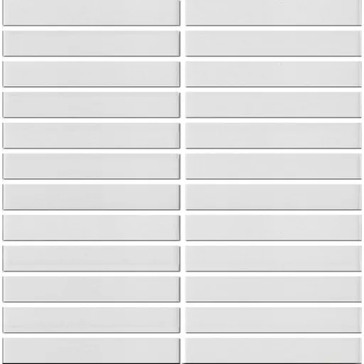 Keramická mozaika Premium Mosaic Kit Kat white 30x30 cm mat MOSKK2WHM