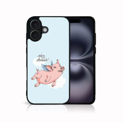 MY ART Ochranný kryt pre Apple iPhone 16 PIG (186)