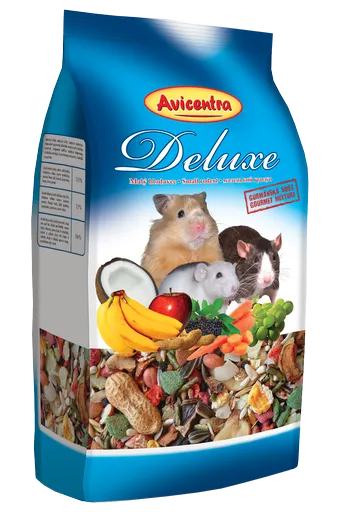 AVICENTRA Malý hlodavec Deluxe krmivo pre škrečky, potkany a myši 500g