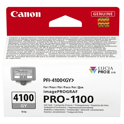 Canon PFI-4100 6783C001 sivá (grey) originálna cartridge
