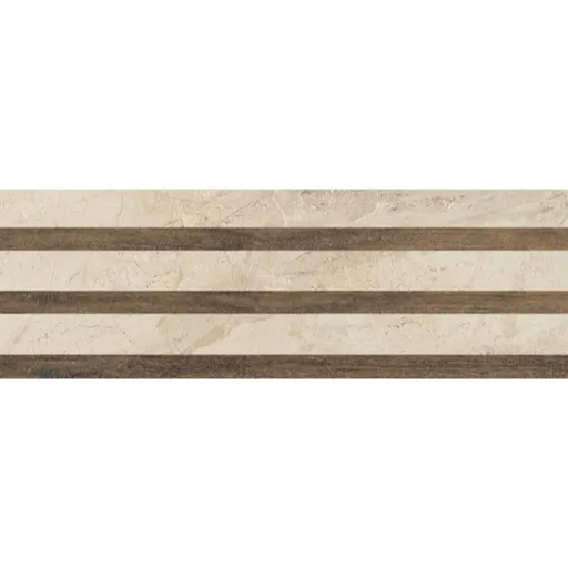 Dekor Fineza Adore beige stripes 25x75 cm mat DADORE275ST