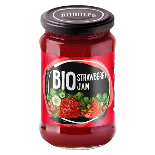 RUDOLFS Jahodový džem BIO 400 g