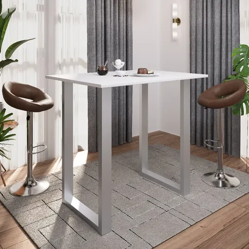 Barový stůl VCM „Xona 110x80“, bílý