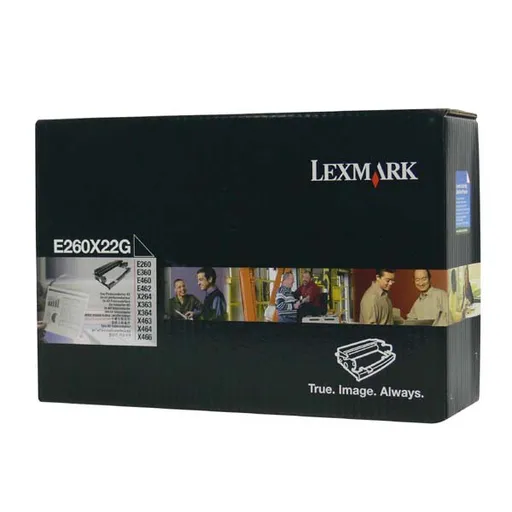 Lexmark originál válec E260X22G, black, 30000str., čierna