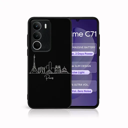 MY ART Ochranný kryt pre Realme C71 PARIS (209)