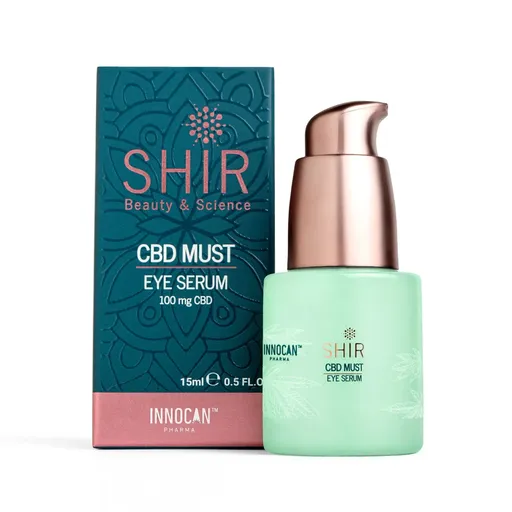 CBD očné sérum proti opuchom, tmavým kruhom a vráskam 15 ml - SHIR Beauty