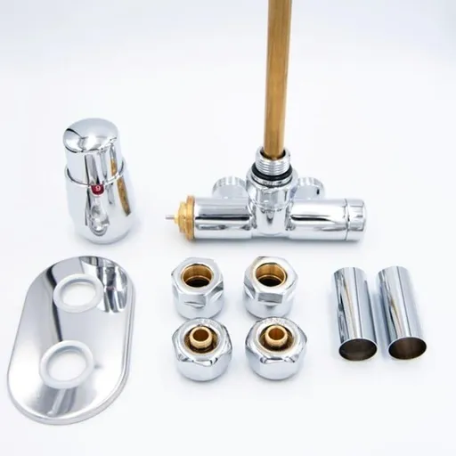 HOPA Single-Set ventil pre ústredné vykurovanie chróm VENTILUNIKOSETC