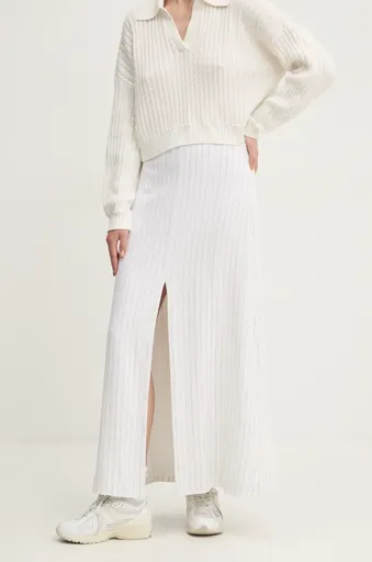 Ľanová sukňa Abercrombie