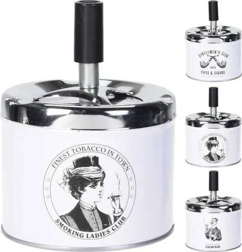 MAKRO - Popolník plech 9x12cm rôzne dekory