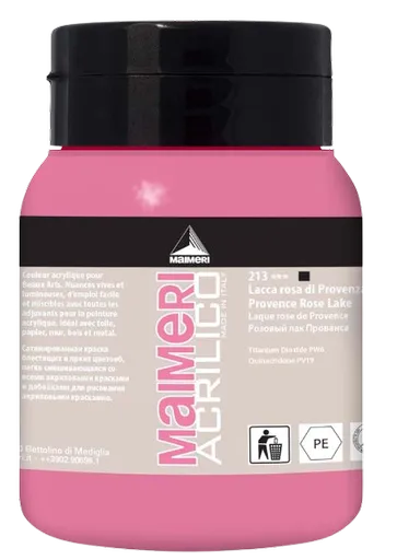 MAIMERI ACRILICO - Akrylové farby 213 - provence rose lake, 0,5 L