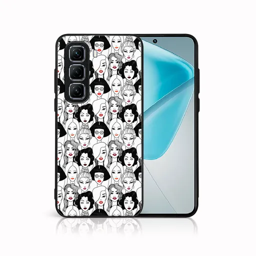 MY ART Ochranný kryt pre Infinix Hot 50 5G LIPSTICK (174)