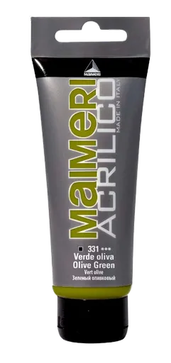 MAIMERI ACRILICO - Akrylové farby 331 - olive green, 0,2 L