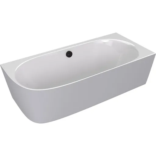 Polysan Sussi voľne stojaca vaňa 160x70 cm liaty mramor pravá biela/sivá matná bílá/šedá matná 90191R.32