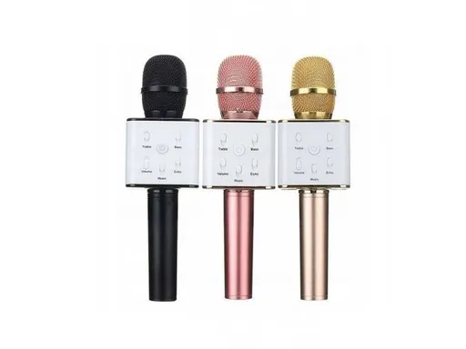 Karaoke bluetooth mikrofón s reproduktorom, Čierna