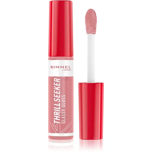 Rimmel Thrill Seeker Glassy Gloss lesk na pery pre väčší objem odtieň 700 Sprinkled Sugar 10 ml