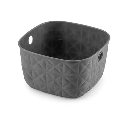 CURVER Úložný košík SOFTEX XS recyklovaný plast | tmavosivá