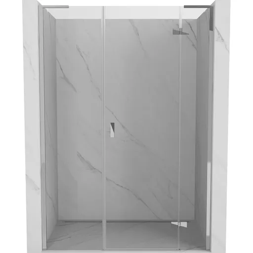 MEXEN/S - Mist-H L sprchové dvere krídlové pravé 145, transparent, chróm 8A5L-145-001-01-00-P