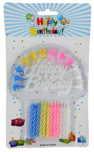 MAKRO - Sviečky narodeninové 12ks