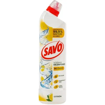 WC čistič Savo citrón 700ml