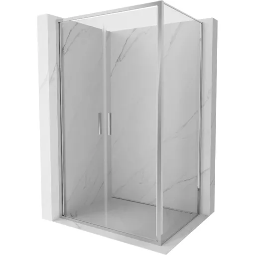 MEXEN/S - Exo sprchovací kút dvere krídlové 70 x 95, transparent, chróm 814-070-095-01-00